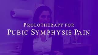 Pubic Symphysis pain treatment with Prolotherapy [upl. by Annelak]