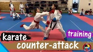 counter attack karate Training Techniques [upl. by Uwkuhceki]