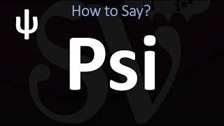 How to Pronounce Psi CORRECTLY  ψ Greek Alphabet Pronunciation [upl. by Tiossem]