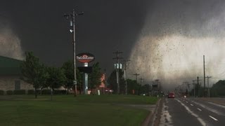 Moore Oklahoma EF5 Tornado Video 52013 [upl. by Annahsad]