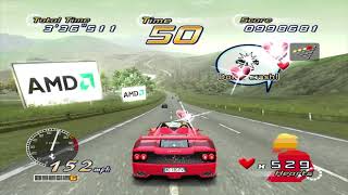 Outrun 2 Heart Atack Mode All clear All Endings [upl. by Orel403]