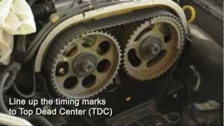 Astra Turbo z20let Timing Belt Install  Part 1 of 2 [upl. by Ytsim860]