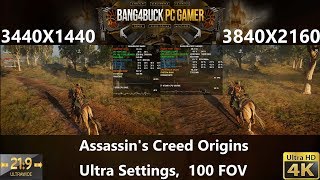 3440x1440 VS 3840x2160 Gaming Performance  i7 8700K 52GHz  GTX 1080 Ti [upl. by Enirtak]