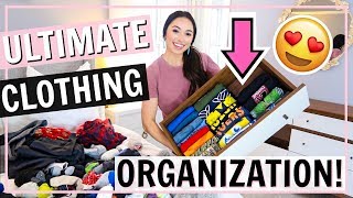 KONMARI METHOD DRESSER DECLUTTER AND ORGANIZATION  TIPS YOU NEED  Alexandra Beuter [upl. by Bruis]