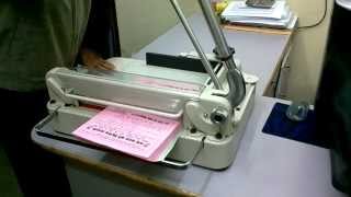 Manual Paper Cutting Machine [upl. by Annail697]