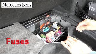 MercedesBenz Fuse Box Location and Diagrams CClass C300 W205 W206 [upl. by Loydie323]