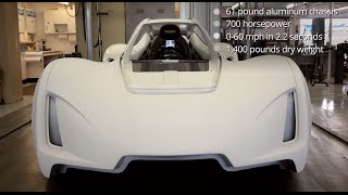 First 3D Printed Supercar  A New Way To Build Cars [upl. by Itra]