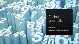 Introduction to Online Journalism [upl. by Ylelhsa665]