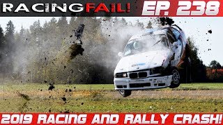 Racing and Rally Crash Compilation 2019 Week 238 [upl. by Nylsor]