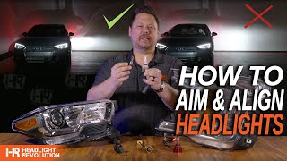 How to Aim and Align Your Headlights [upl. by Enilekaj]