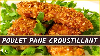 Recette du poulet pané croustillant [upl. by Pheni649]