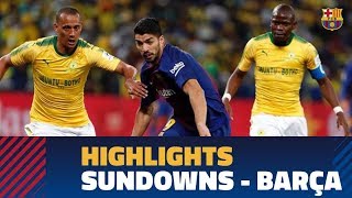 MAMELODI SUNDOWNS 13 BARÇA  Highlights [upl. by Enyawad]