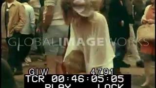 Hippies Dancing at LoveIn 1967 [upl. by Tillfourd]