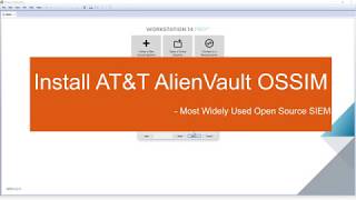 Install ATampT AlienVault OSSIM in VMWare Workstation [upl. by Claribel]