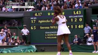 Serena Williams► Serves 4 ACES in a row  Wimbledon 2012 [upl. by Aihsened]