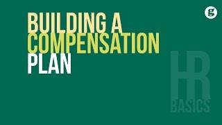 HR Basics Building a Compensation Plan [upl. by Eiramanin]