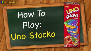 How to play Uno Stacko [upl. by Thinia479]