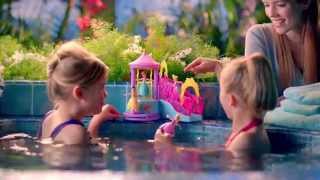 Disney Princess Water Palace Playset amp Petal Float Princess Doll  Mattel [upl. by Hicks]