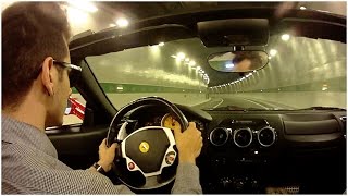 Ferrari F430 Spider Drive  Tunnel Exhaust Sound amp Acceleration [upl. by Siulegroj]