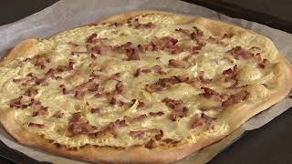 Tarte flambée alsacienne [upl. by Htabmas]