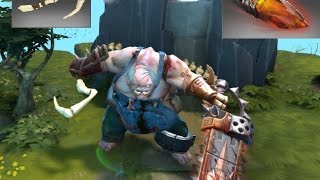 Dota 2 Pudge Kinetic Gem Trappers Treachery and Crows Feet  Dragonclaw Hook Immortal [upl. by Olive373]