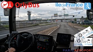 Bus RATP  OrlyBus  Orly Aéroport  PARIS  Denfert Rochereau [upl. by Mlohsihc]