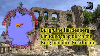 Rundgang Burgruine Hardenberg [upl. by Kcirdnekal51]