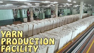 Yarn Manufacturing Process  Cotton  How its Made [upl. by Attirehs444]