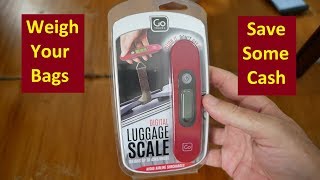 Go Travel Digital Luggage Scale Review  Weigh Your Bags Travel Light amp Avoid Luggage Fees [upl. by Lopez453]