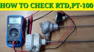 How to check RTD PT100 [upl. by Olegnaed]