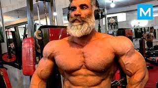 65YearOld Mass Monster  Muscle Madness [upl. by Ymarej401]