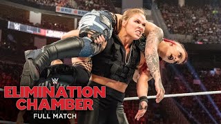 FULL MATCH  Ronda Rousey vs Ruby Riott – Raw Women’s Title Match Elimination Chamber 2019 [upl. by Parshall151]