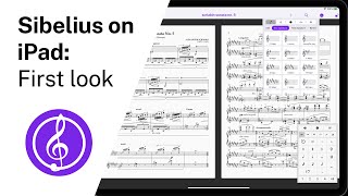 Sibelius on iPad First look [upl. by Fuller992]