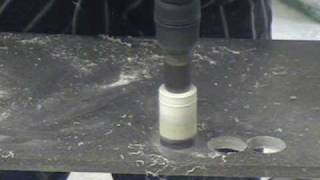 How to Drill a Round Hole in Corian [upl. by Asiled]