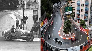 The EvolutionHistory of the Monaco Grand Prix [upl. by Nnylarej]