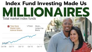 How We Became Millionaires with Index Funds  Vanguard Schwab amp Fidelity [upl. by Htebazle]