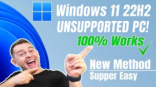 How to install Windows 11 22H2 on Unsupported PC New Method [upl. by Benia]