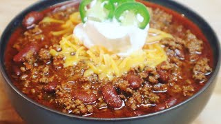 Simply Delicious Chili Recipe [upl. by Trahern29]