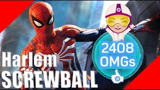 Screwball Stealth Challenge Harlem  SpiderMan PS4 Turf Wars DLC GamePlay [upl. by Eilsel]