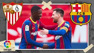 Sevilla vs Barcelona  LALIGA HIGHLIGHTS  2272021  beIN SPORTS USA [upl. by Aelam747]