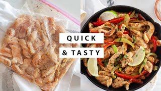 Easy Chicken Fajita Marinade  Quick 20 Minute Recipe [upl. by Block]