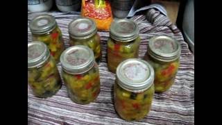 Homestead Series How To Can Zucchini Relish [upl. by Greeson]