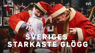 Sveriges starkaste glögg  Albert och Herbert firar jul  SVT [upl. by Eihs98]