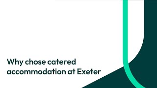 University of Exeter Catered Accommodation [upl. by Conn]