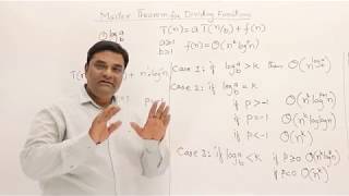 241 Masters Theorem in Algorithms for Dividing Function 1 [upl. by Cenac]