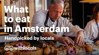 The 10 things to eat in Amsterdam  WHAT amp WHERE to eat by the locals 👫🧀 Amsterdam cityguide [upl. by Avrom]