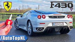 Ferrari F430 REVIEW on AUTOBAHN NO SPEED LIMIT amp ROAD by AutoTopNL [upl. by Brandyn255]