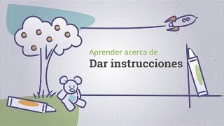 Dar instrucciones [upl. by Eiralc]