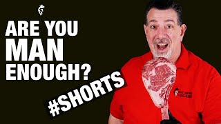 The Manliest Man Steak for Men shorts [upl. by Nimesh]