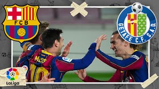 Barcelona vs Getafe  LA LIGA HIGHLIGHTS  4222021  beIN SPORTS USA [upl. by Annamarie]